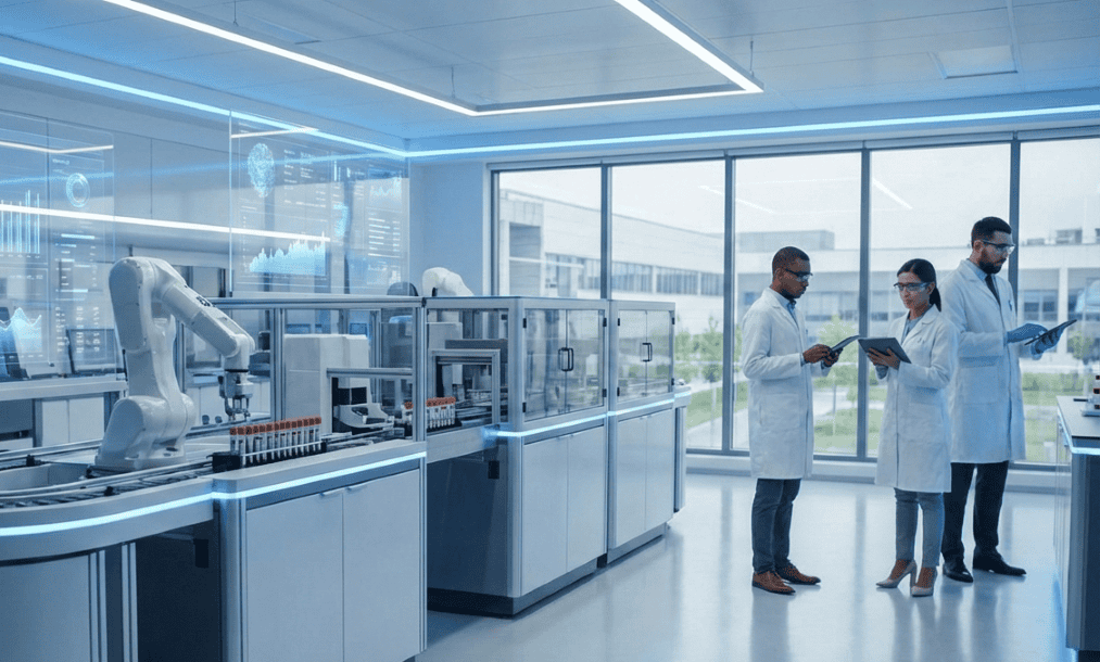 Automação laboratorial: o motor da eficiência na saúde digital