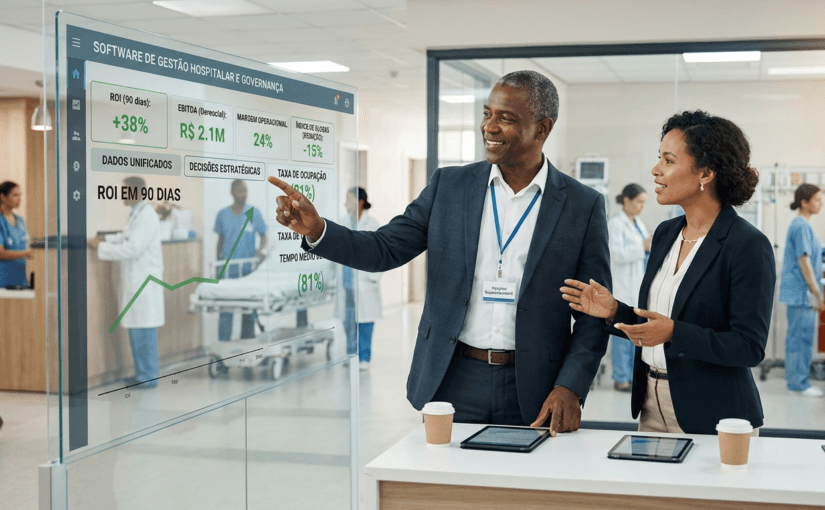 Governança e ROI em 90 dias: como unificar dados e decisões sem travar a operação hospitalar